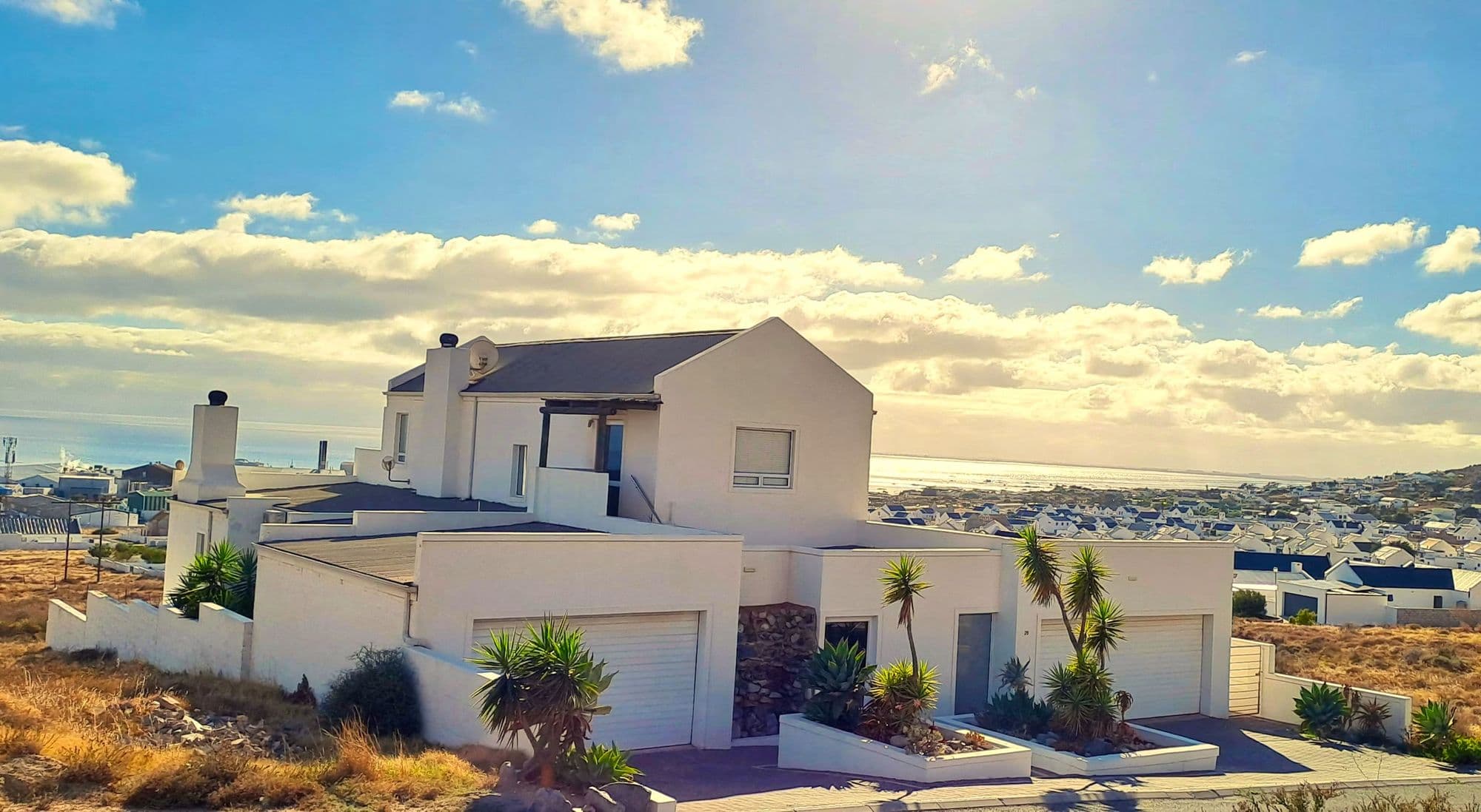 Bay View Villa on its hillside above St Helena Bay